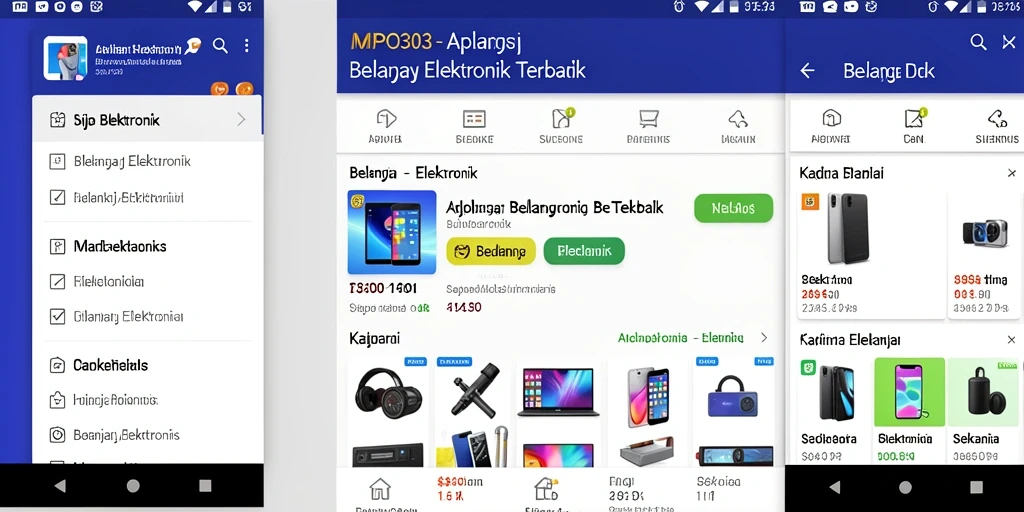 Tampilan antarmuka aplikasi MPO303 yang menarik dan fungsional.